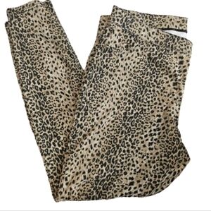 Animal Print Stretch Skinny Jeans